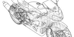 ilustrační motocykl